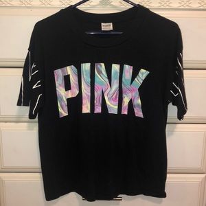 PINK black t-shirt